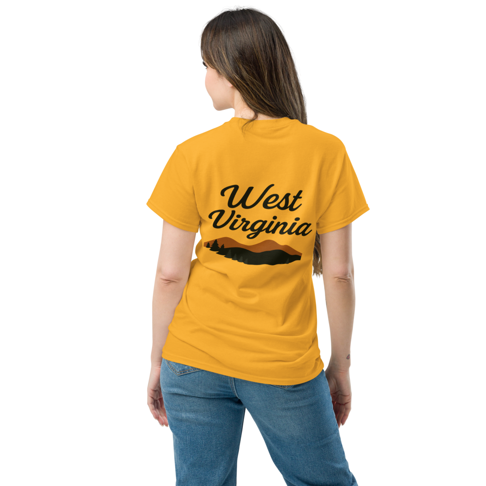 Small City, Big Hearts – Charleston West Virginia Cotton Shirt for Locals, Appalachian Skyline Graphic Tee, Hometown Pride Apparel for Men and Women