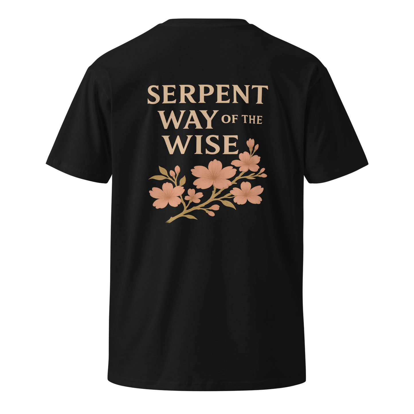 Serpent Way of the Wise – Graphic Tee for Men and Women, Eagle and Snake Symbolic Streetwear, Tattoo-Inspired Apparel with Philosophical Design
