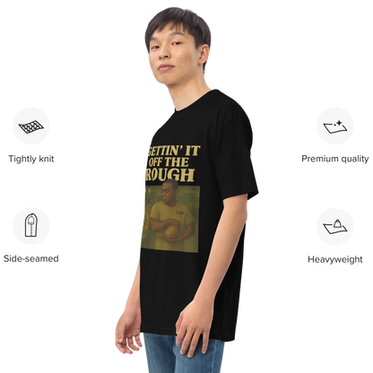 Gettin' It Off The Rough – Authentic Cotton Streetwear Tee for Men, Federal Prison Survival Graphic Shirt, Redemption Apparel, Fed Baby