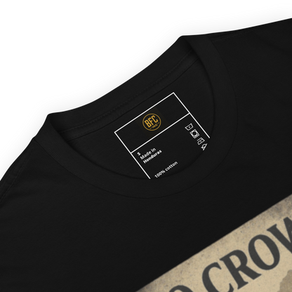 No Crown, Still Royal (Cardinal Bird) – Black Pride Cotton T-Shirt, Cardinal Graphic Streetwear for Men and Women, Urban 304 Culture Resilience Tee