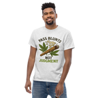 Pass Blunts, Not Judgement – Bold Cotton Cannabis Lifestyle Shirt, 420 Streetwear Graphic Tee, Weed Advocacy Urban Apparel with Stoner Humor
