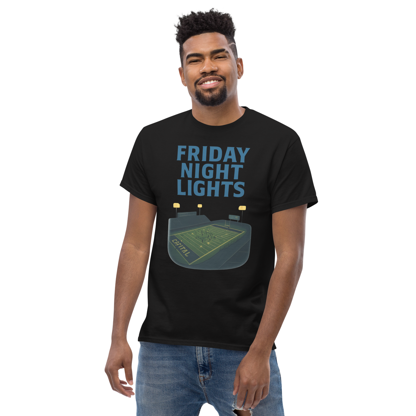 Friday Night Lights – Cotton Capital High School Football Shirt, Game Night Stadium Tee for Fans, Students, Alumni & Varsity Players, West Virginia