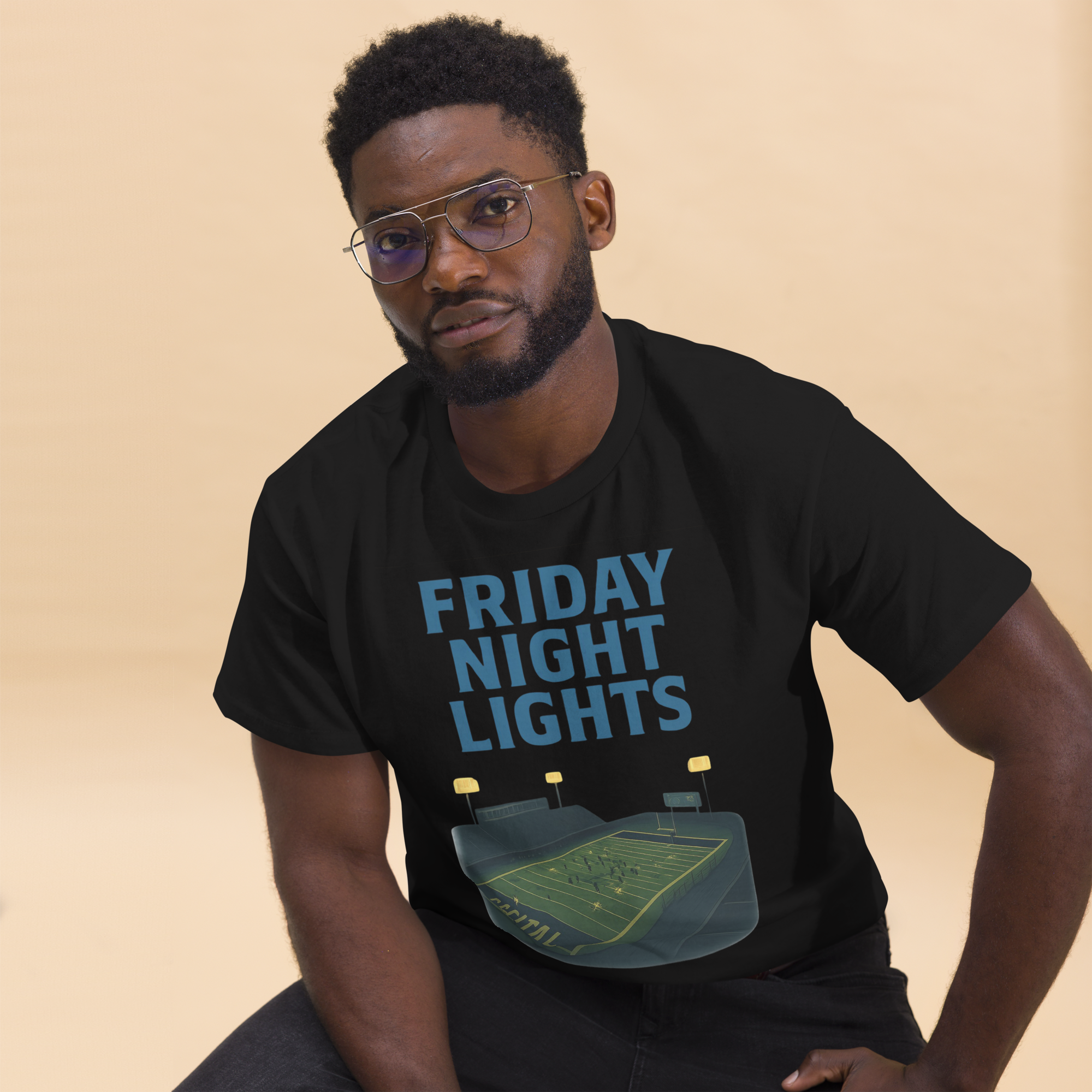 Friday Night Lights – Cotton Capital High School Football Shirt, Game Night Stadium Tee for Fans, Students, Alumni & Varsity Players, West Virginia