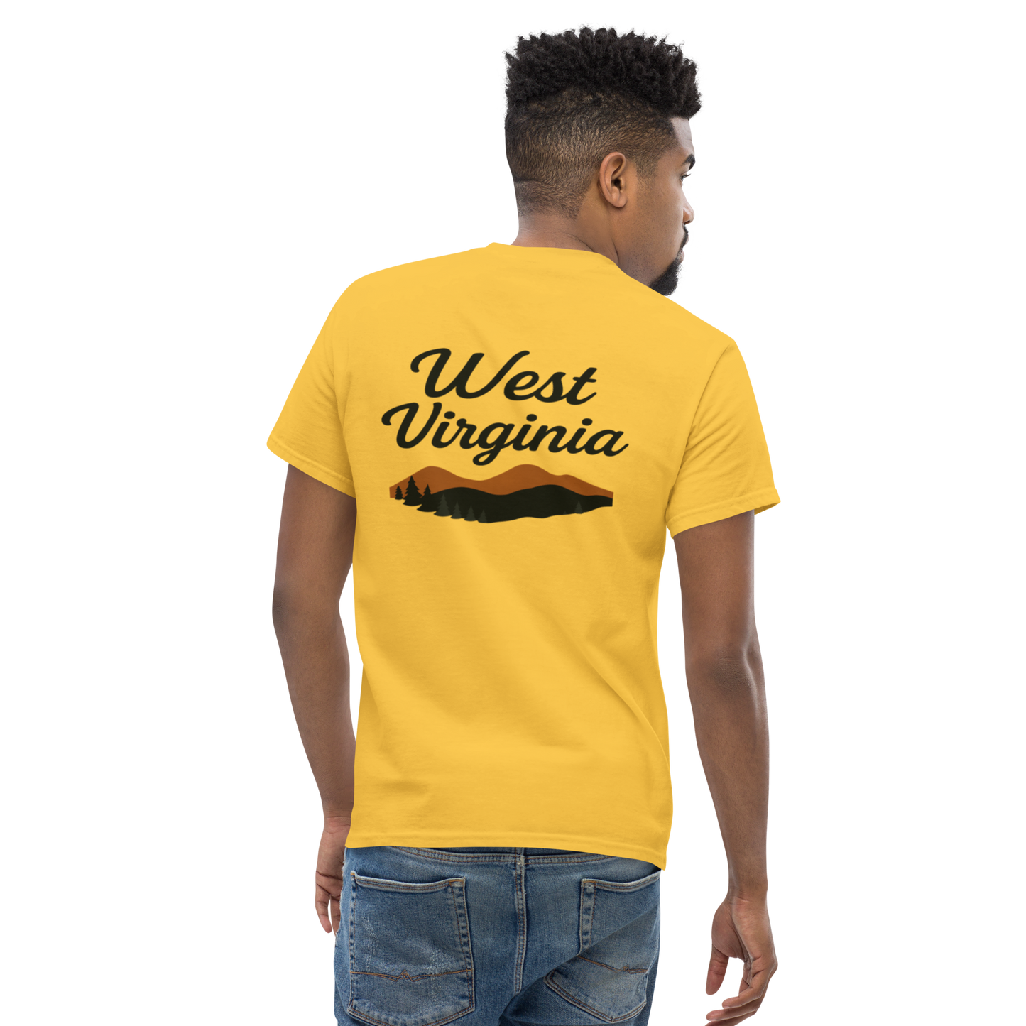 Small City, Big Heart – Charleston West Virginia Cotton Shirt for Locals, Appalachian Skyline Graphic Tee, Hometown Pride Apparel for Men and Women