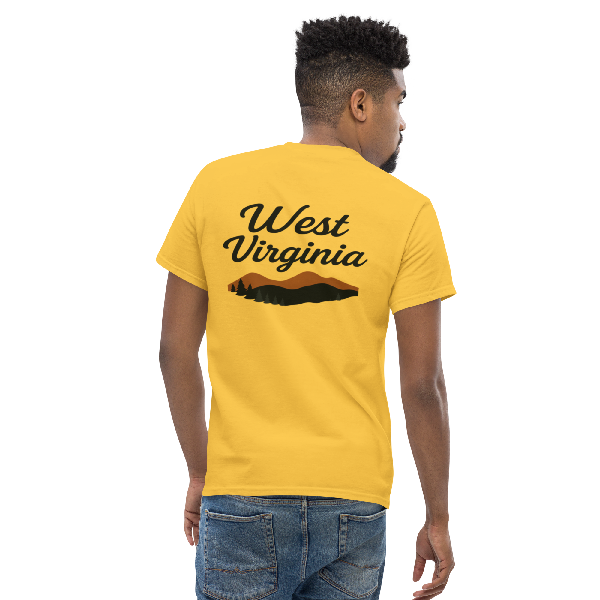 Small City, Big Heart – Charleston West Virginia Cotton Shirt for Locals, Appalachian Skyline Graphic Tee, Hometown Pride Apparel for Men and Women
