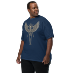 Grave to Glory – Garment-Dyed Heavyweight Cotton T-Shirt for Men and Women, Vintage Angel of Resilience Graphic Tee, Streetwear for Pain to Power Transformation and Rebel Soul Style