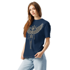 Grave to Glory – Garment-Dyed Heavyweight Cotton T-Shirt for Men and Women, Vintage Angel of Resilience Graphic Tee, Streetwear for Pain to Power Transformation and Rebel Soul Style
