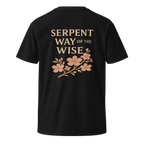 Serpent Way of the Wise – Graphic Tee for Men and Women, Eagle and Snake Symbolic Streetwear, Tattoo-Inspired Apparel with Philosophical Design