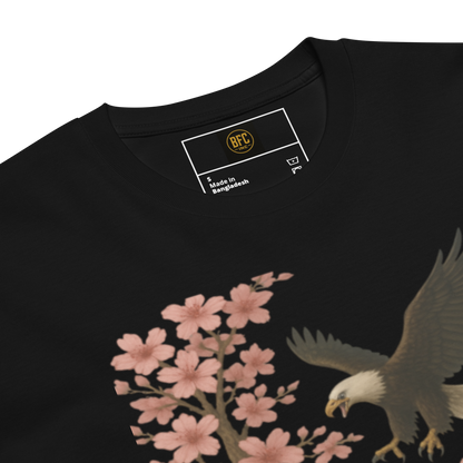 Serpent Way of the Wise – Graphic Tee for Men and Women, Eagle and Snake Symbolic Streetwear, Tattoo-Inspired Apparel with Philosophical Design