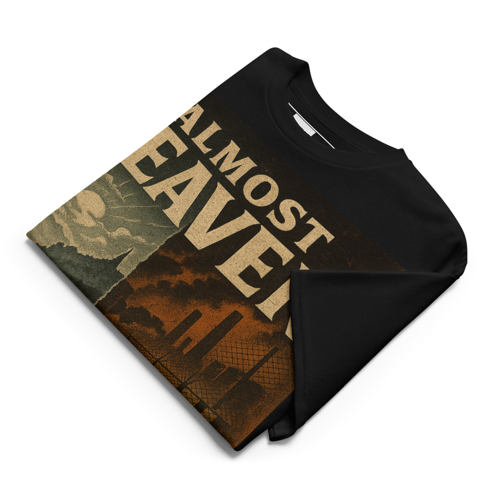 Almost Heaven, Almost Hell – West Virginia Cotton Statement Shirt, Freedom vs. Confinement Streetwear for Activists, Urban Justice Graphic Tee for Men and Women