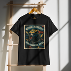 Mountaineers Are Always Free – West Virginia Cotton T-Shirt for Men and Women, Bear Graphic Freedom Tee, 304 Pride Streetwear with Appalachian Resilience Design