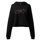 Your Baddie – Cropped Cotton Hoodie for Women, Pink Graphic Streetwear with Cosmic Vibes and Confident Girl Aesthetic, Soft Urban Loungewear for Empowered Style