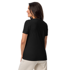 Built From Breakdowns – Cotton V-Neck T-Shirt for Women, Kintsugi-Inspired Healing Graphic with Gold Crack Detail, Elegant Apparel for Emotional Growth and Inner Strength
