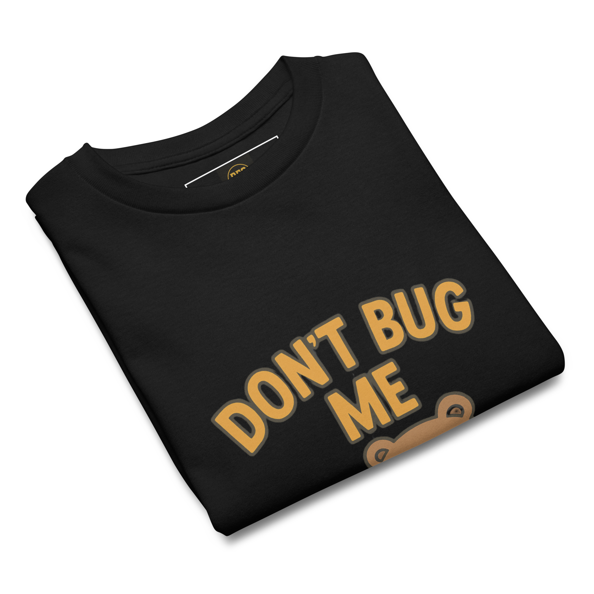 Don't Bug Me – Funny Gaming Cotton Shirt for Kids, Cartoon Bear Graphic Tee, Do Not Disturb Youth Gamer Mode T-Shirt